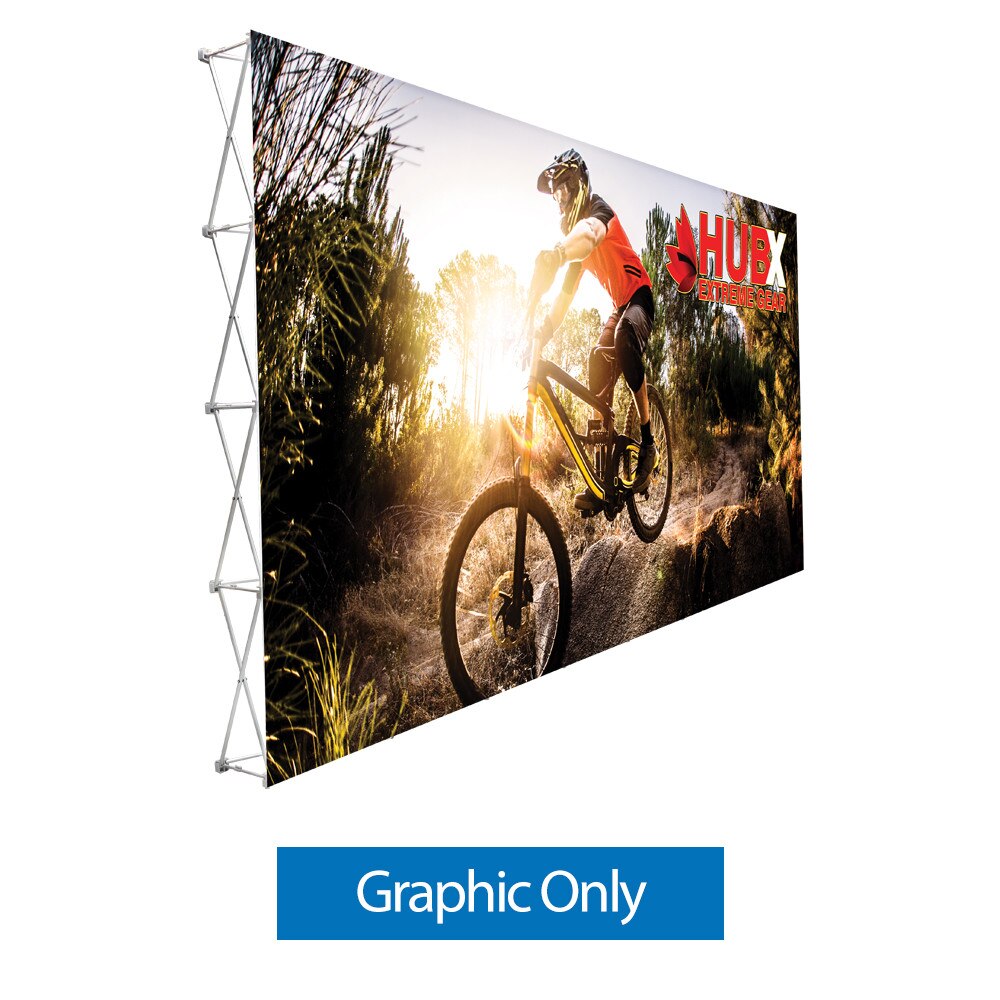 20 x 10 ft. RPL Fabric Pop Up Display Straight — Graphic Only / No Endcaps